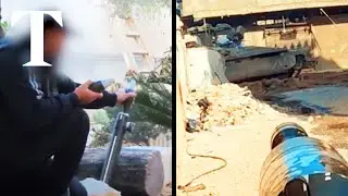 Hamas video shows intense street battle in Gaza