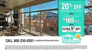 Patio Enclosures | Arizona Rooms - 20% Off Sunrooms* PLUS payments as low as $169/mo.