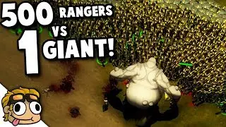 500 RANGERS vs 1 GIANT! | They Are Billions New Update 0.9 Gameplay
