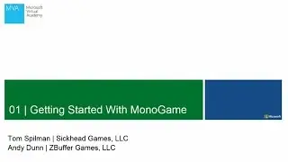 MVA | Getting Started with MonoGame