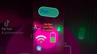 Eve flare a luz smart para o vosso espaço exterior 😀 #miautomations