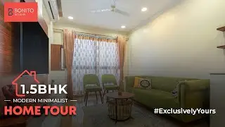 Minimilistic 1.5BHK Home Interior Design | Mumbai | Bonito Designs
