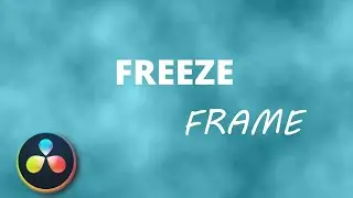 Davinci Resolve 18 - How to Freeze Frame