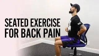 How to FIX Low BACK PAIN from Sitting with a seated exercise
