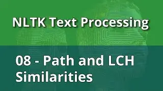 NLTK Text Processing 08 - Path and LCH Similarities