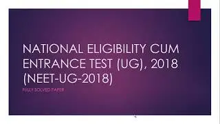 NEET 2018