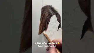 Sometimes you just have to trust the process! #realisticdrawing #colouredpencilart #portraitdrawing