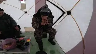 Отдых и рыбалка зимой (Карповская плотина).