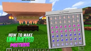 Minecraft:How To Make UNLIMITED Potions.UNLIMATED Potion Farm Tutorial.