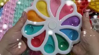 Rainbow🌈Asmr🔥No Talking🔥Satisfying pop it🔥Popit🔥Tapping🔥Tingling🔥Fidget toy🔥Happy new year #diy #toy