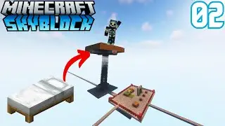 Building a MOB Farm!! (Minecraft Skyblock 1.19.4 Lets PLay EP2)