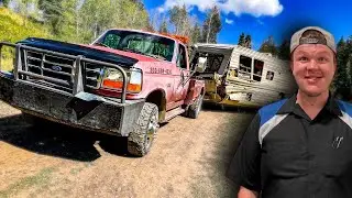 FIRST RECOVERY With Our New Old Ford Wrecker!