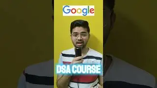 Google's new DSA course 🤯 #google #shorts #googledsa