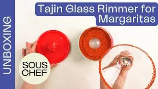 Unboxing Tajin Glass Rimmer for Margaritas, 120g | Sous Chef UK SKU AM0137