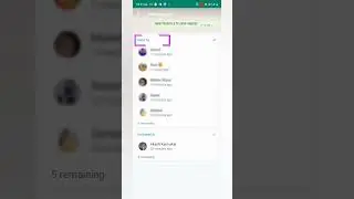 How to see WhatsApp group message seen or unseen. 