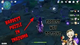 THE HARDEST PUZZLE IN INAZUMA and THE EASIEST WAY TO SOLVE IT  | Genshin Impact