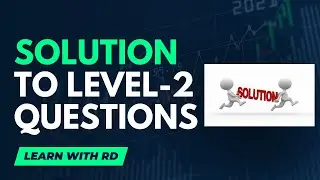 SQL - Solution to Level 2 Questions