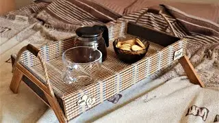 #DIY/ ТАКУЮ КРАСОТУ НЕ КУПИШЬ в МАГАЗИНЕ/  CRAFTS FOR HOME/  紙箱工藝品