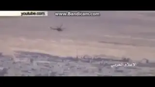 Ми-28 уничтожает террористов ИГИЛ под Эль-Карьятейном: видео