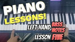 Left Hand Bass Notes - Piano Lesson #piano #pianolesson #tutorial #lefthand #bassnote #beginnerpiano