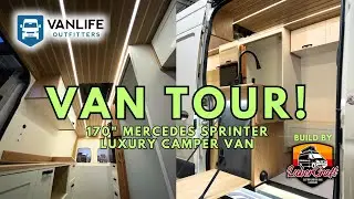 VAN TOUR! Tons of Clever Features - LuberCraft Converted 170