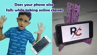 How to make easy homemade mobile stand by using cardboard(मोबाइल स्टैंड को आसान तरीके से कैसे बनाये)