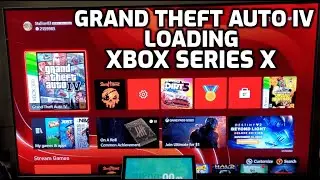 GRAND THEFT AUTO IV loading on XBOX SERIES X