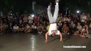 世界チャンピオンと小学4年生のバトル　ISSEI VS HYUGA  BBOY PARK 2017