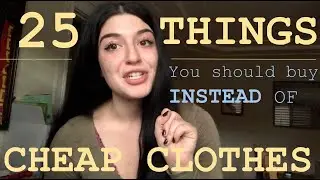 25 THINGS to buy INSTEAD of FAST FASHION⎟2019