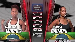 Full Fight | Mariana Morais vs Bianca Daimoni (Tournament Finals) | 2020 PFL IQS Brazil