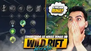 Aprendendo as NOVAS RUNAS Antes de Chegarem ao WILD RIFT!