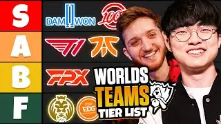 Ranking the BEST 2021 World’s Teams | Tier List ft Yassuo & 100T LCS Champs