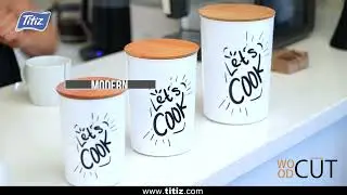 Titiz Plastik - WOODCUT Storage Box Set of 3