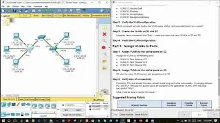 3 2 1 7 Packet Tracer   Configuring VLANs