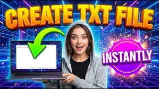 How to Create a TXT File | Simple & Quick Tutorial