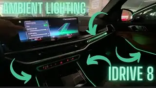 How To Use BMW iDrive 8 Ambient Lighting