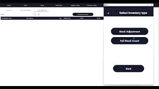 Stock count in Inventory Pro