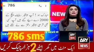 786 new registration method 2000 ||Ehsas Kafalat program New update || ehsaas bisp 2000 registration