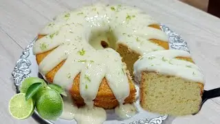 BOLO DE LIMÃO 🍋 DE LIQUIDIFICADOR COM COBERTURA | FOFINHO, MACIO E MOLHADINHO