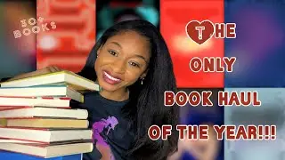 the ONLY book haul of the year!! 🤯🤯🤯 I bought over 30 books at the beginning of 2022 smh