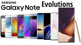 Samsung Galaxy Note Series Evolution - 2012-2020 All Models