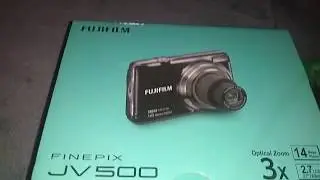 Unboxing camera Fujifilm Finepix JV500!