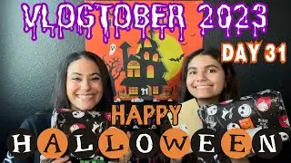 🎃👻 VLOGTOBER 2023 DAY 31 I HALLOWEEN ADVENT CALENDAR COUNTDOWN & HALLOWEEN UNBOXING I OCTOBER 2023