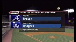 ESPN MLB 2K4 | Atlanta Braves vs Los Angeles Dodgers | NLCS Game 5