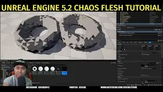 Unreal Engine 5.2 Chaos Flesh Tutorial