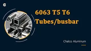 Aluminum Alloy 6063 T5 T6 Tubes tubular busbar