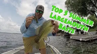 Top 5 Lures For Summer Largemouth