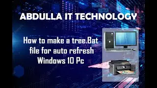 How to make a tree.Bat file for auto refresh Windows 7,8,10,11 Pc - Bangla Tutorial (2022)