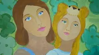Красками разными