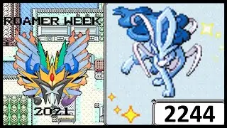 Shiny Suicune in Pokemon Fire Red after 200 Hours